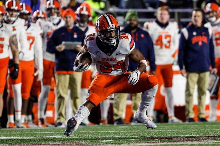 Syracuse RB Sean Tucker (34)